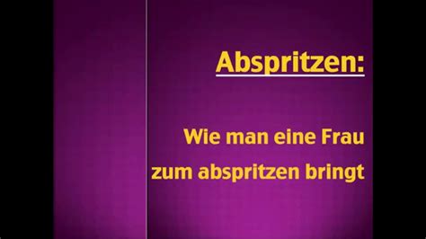 bilder zum abspritzen|Abspritzen